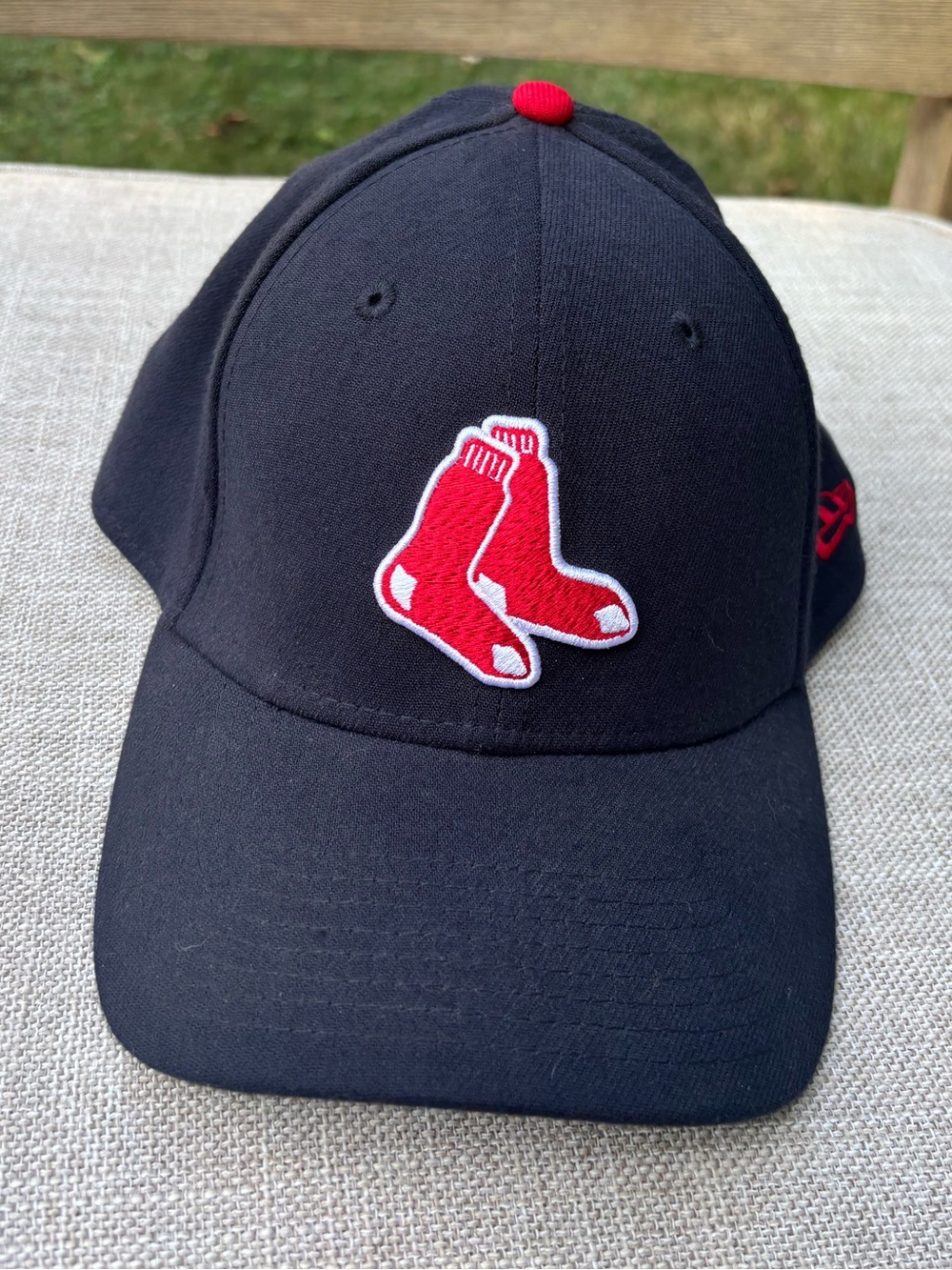 Boston Red Sox new era 39 thirty socks medium large hat